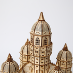 Castillo Flotante Steampunk Madera 3D