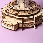 Castillo Flotante Steampunk Madera 3D