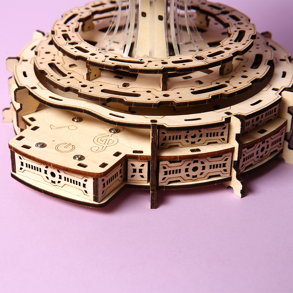 Castillo Flotante Steampunk Madera 3D
