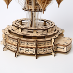 Castillo Flotante Steampunk Madera 3D