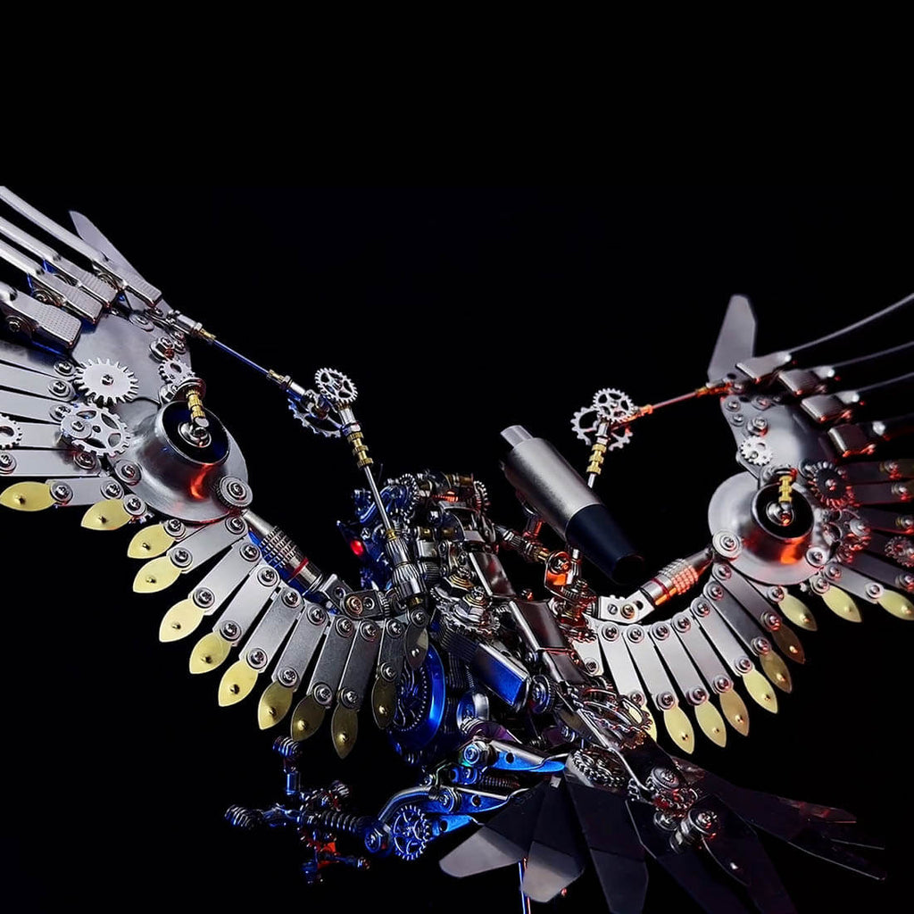 Halcón Gerifalte Steampunk Metal 3D 1800 piezas