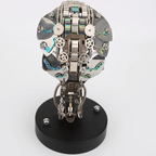 Cobra Real Steampunk Metal 3D con Base