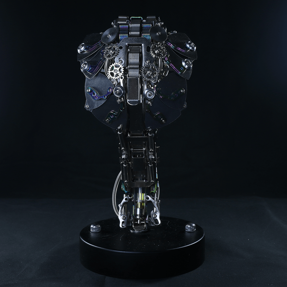 Cobra Real Steampunk Metal 3D con Base
