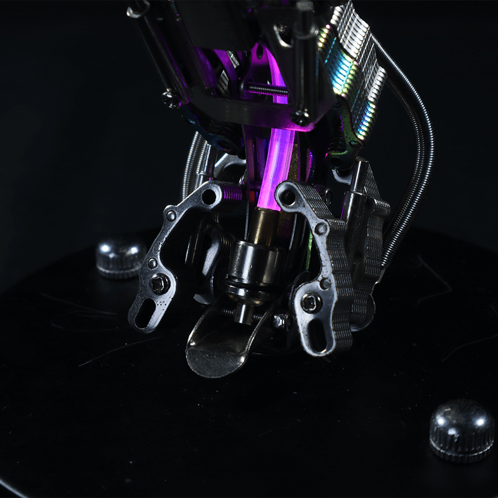 Cobra Real Steampunk Metal 3D con Base
