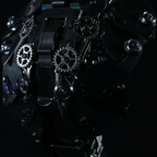 Cobra Real Steampunk Metal 3D con Base