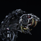 Cobra Real Steampunk Metal 3D con Base