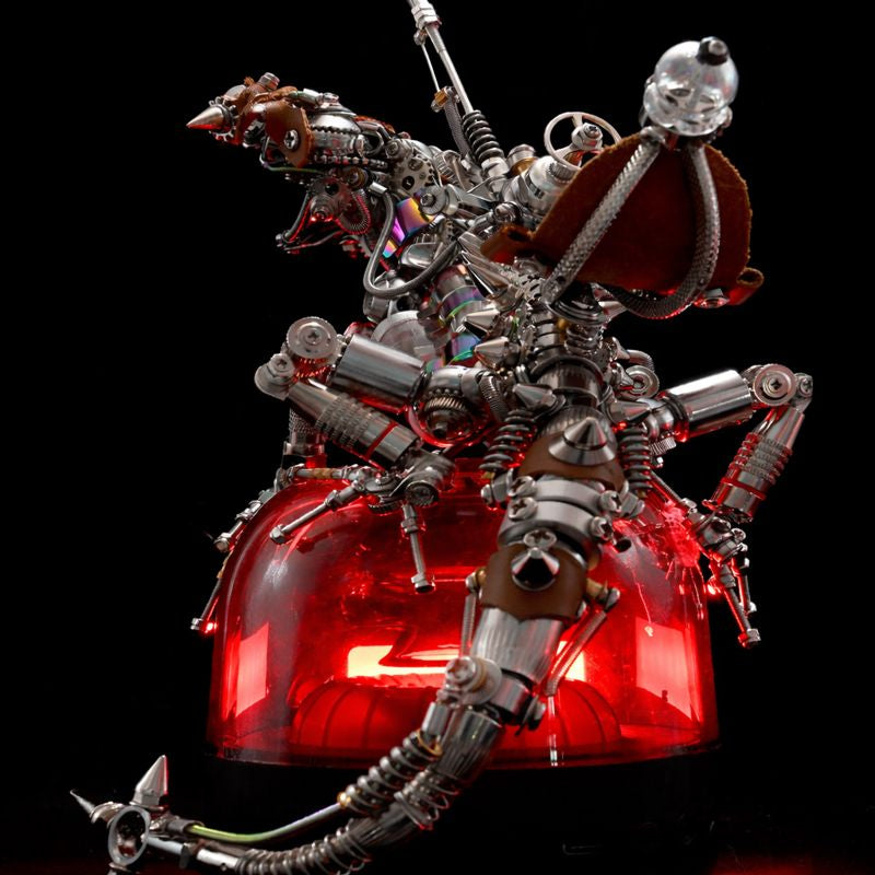 Camaleón Mecánico Steampunk Metal 3D