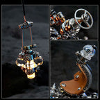 Camaleón Mecánico Steampunk Metal 3D