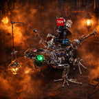 Camaleón Mecánico Steampunk Metal 3D