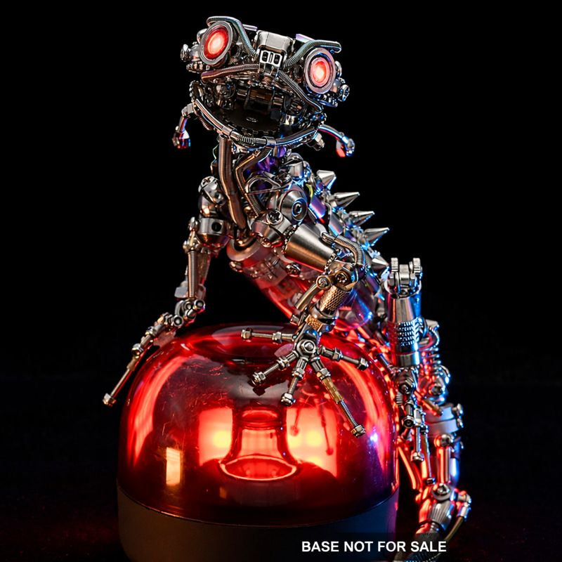 Camaleón Mecánico Steampunk Metal 3D