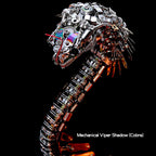 Cobra Mecánica Steampunk Metal 3D