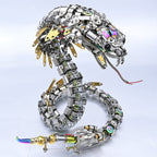 Cobra Mecánica Steampunk Metal 3D