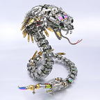 Cobra Mecánica Steampunk Metal 3D