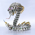 Cobra Mecánica Steampunk Metal 3D