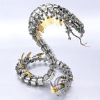 Cobra Mecánica Steampunk Metal 3D
