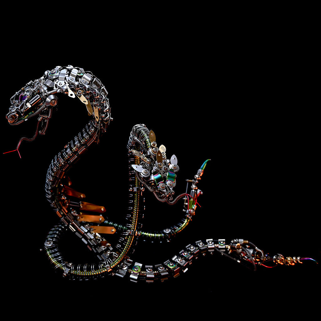 Cascabel Mecánica Steampunk Metal 3D