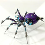 Araña Tormenta Púrpura Steampunk Metal 3D
