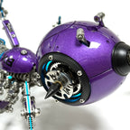 Araña Tormenta Púrpura Steampunk Metal 3D