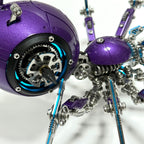 Araña Tormenta Púrpura Steampunk Metal 3D