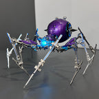Araña Tormenta Púrpura Steampunk Metal 3D