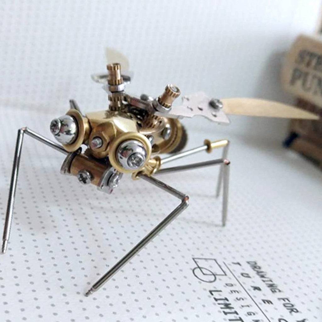 Avispa Araña Steampunk Metal 3D Colección