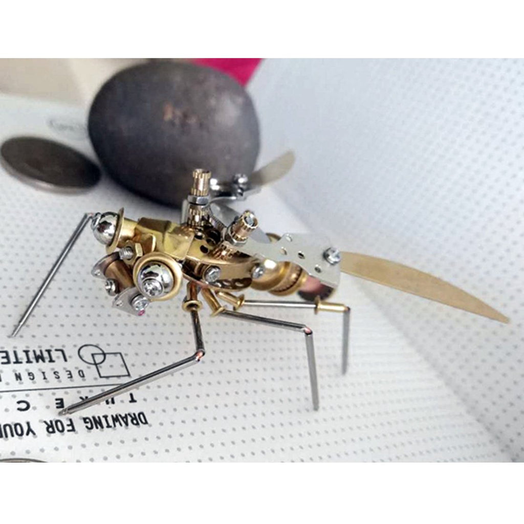 Avispa Araña Steampunk Metal 3D Colección