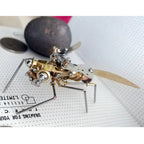 Avispa Araña Steampunk Metal 3D Colección