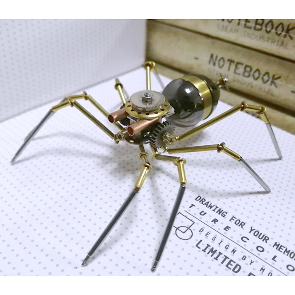 Avispa Araña Steampunk Metal 3D Colección