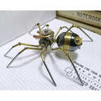 Avispa Araña Steampunk Metal 3D Colección