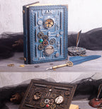 Cuaderno Steampunk con Pluma y Sello DIY Regalo