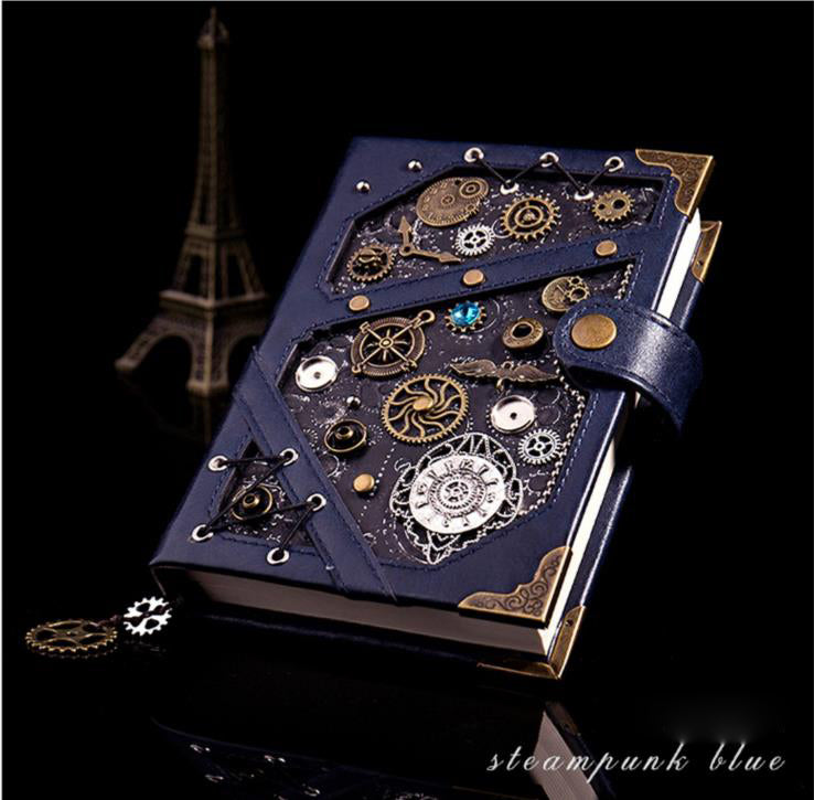 Cuaderno Steampunk Tapa Dura con Caja Regalo