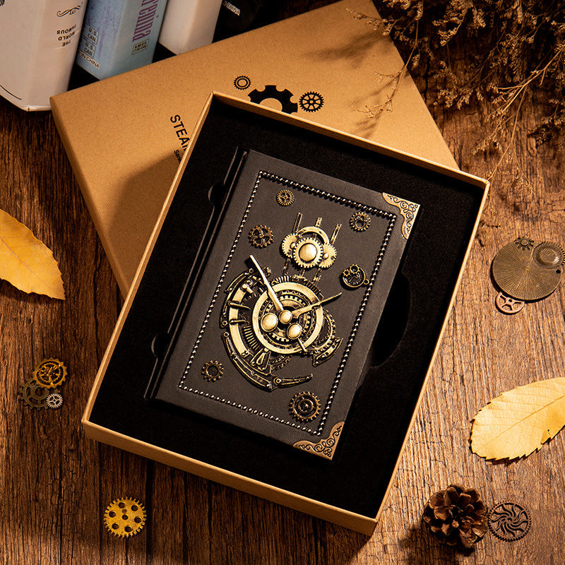 Cuaderno Steampunk Tapa Dura con Caja Regalo