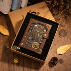 Cuaderno Steampunk Tapa Dura con Caja Regalo