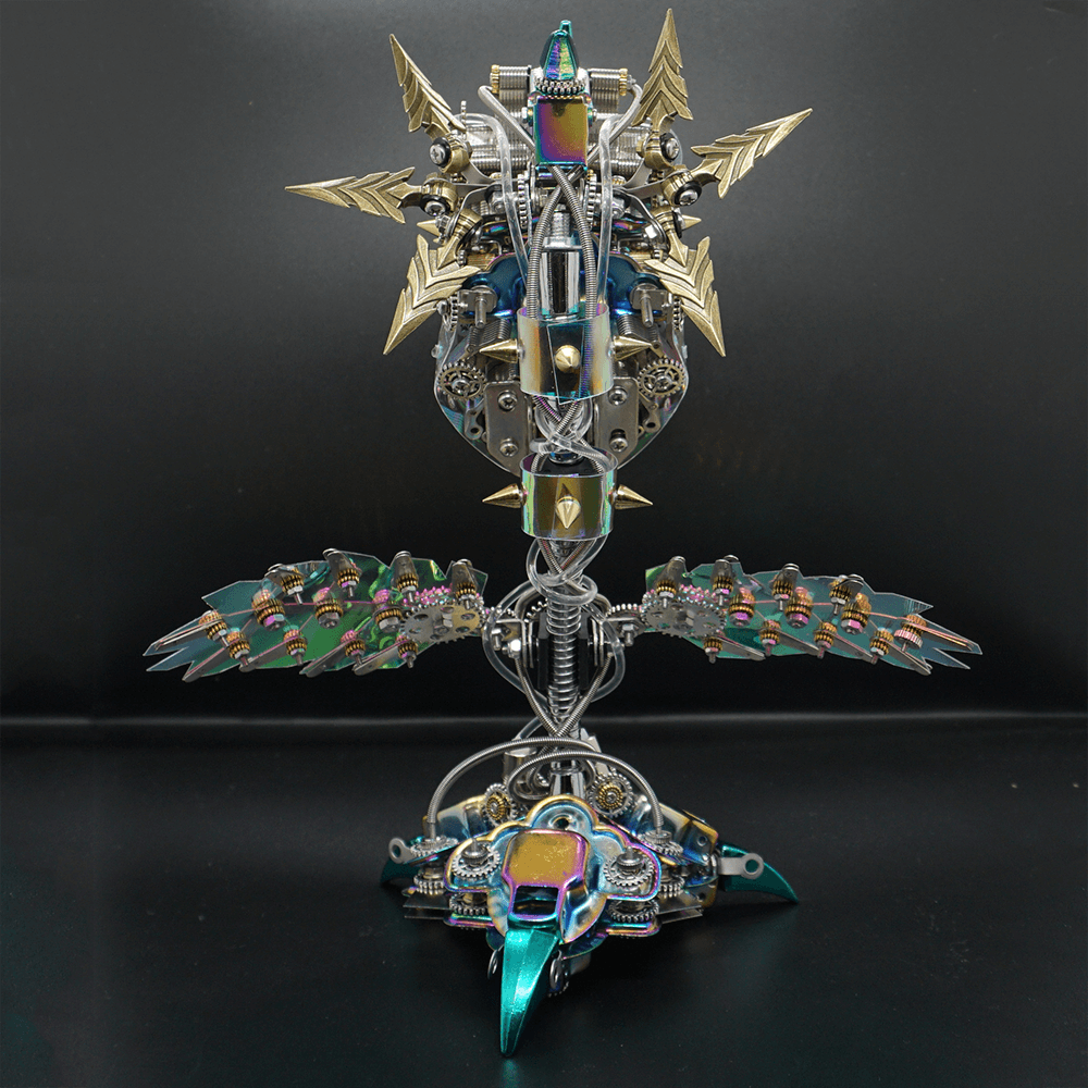 Flor Carnívora Steampunk Metal 3D