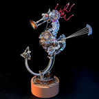 Caballito de Mar Steampunk Metal 3D con Caja Musical