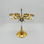 Libélula Alas Moteadas Steampunk Metal 3D