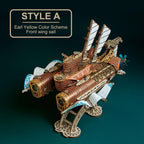 Submarino Steampunk Madera 3D
