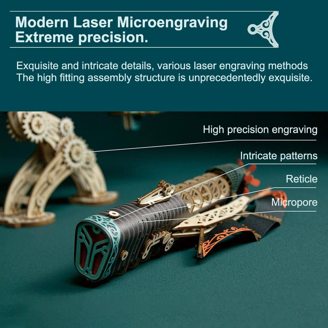 Submarino Steampunk Madera 3D
