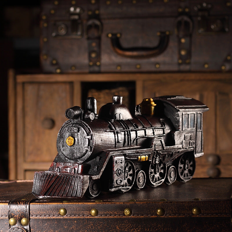 Locomotora Vintage Steampunk Decoración
