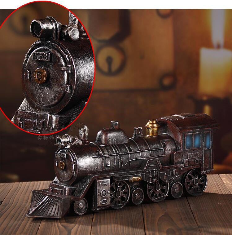 Locomotora Vintage Steampunk Decoración