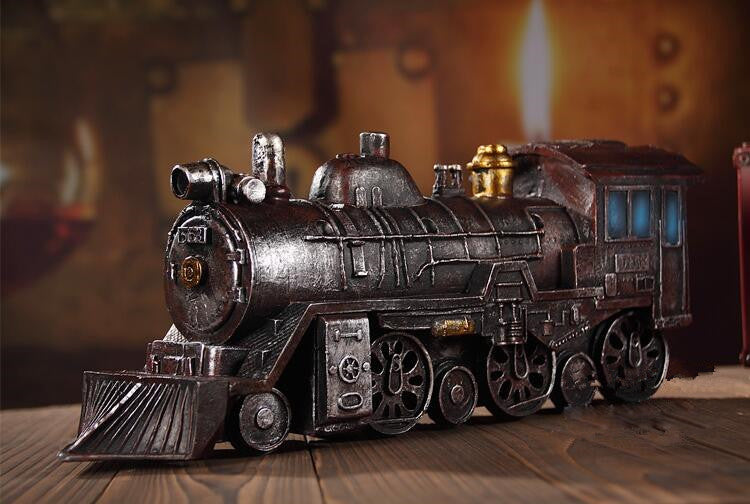 Locomotora Vintage Steampunk Decoración
