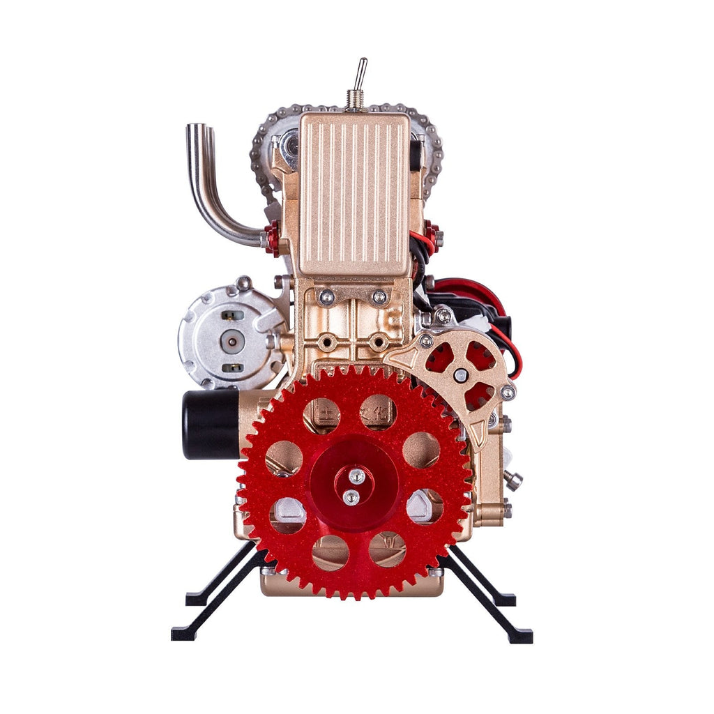Motor 4 Cilindros en Línea Metal 3D 300 piezas