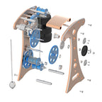Reloj de Péndulo Metal 3D