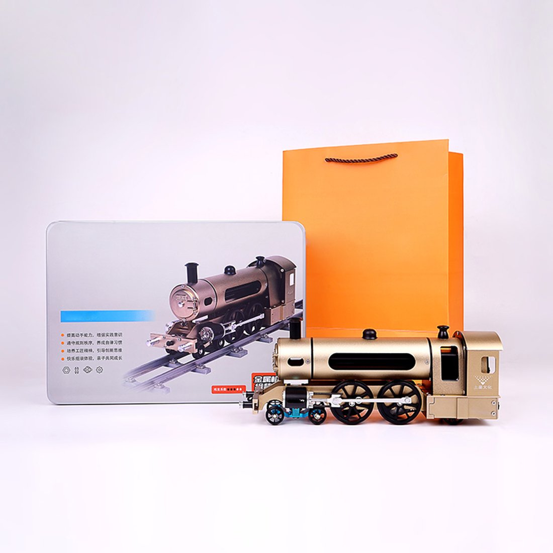 Locomotora de Vapor Eléctrica Metal 3D