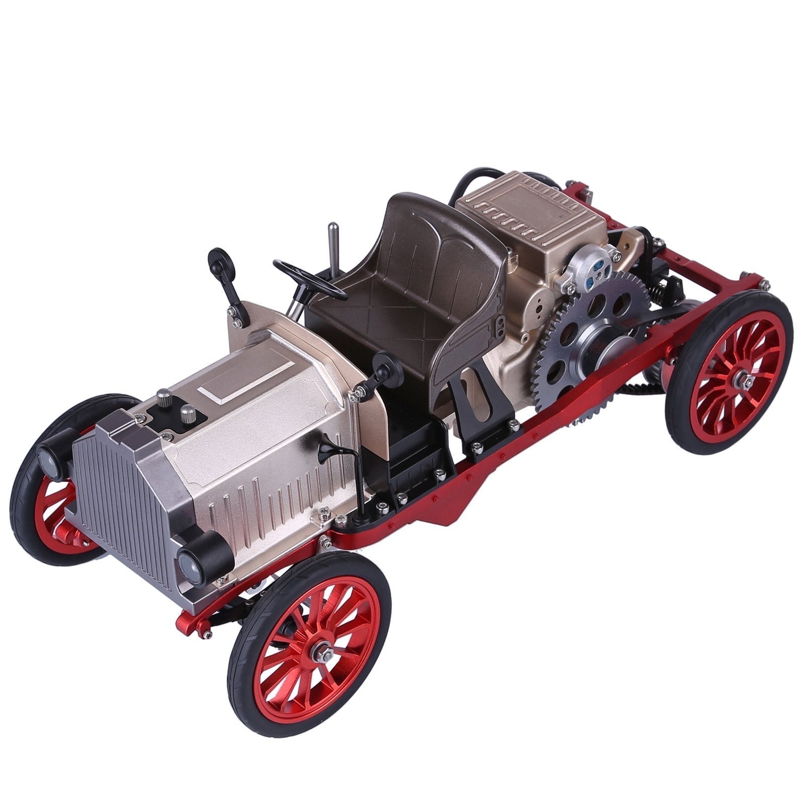 Coche Clásico Eléctrico Vintage Metal 3D