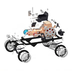 Coche Retro Británico Motor Monocilíndrico Metal 3D