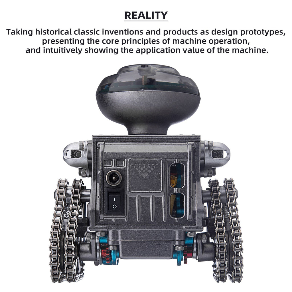 Robot Oruga RC con Altavoz Bluetooth Metal