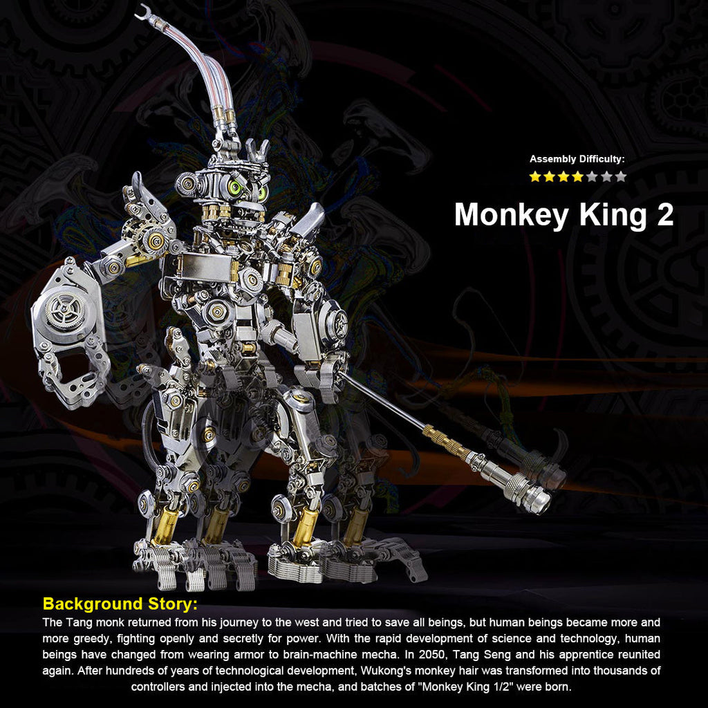 Rey Mono Transformable Mecha Metal 3D
