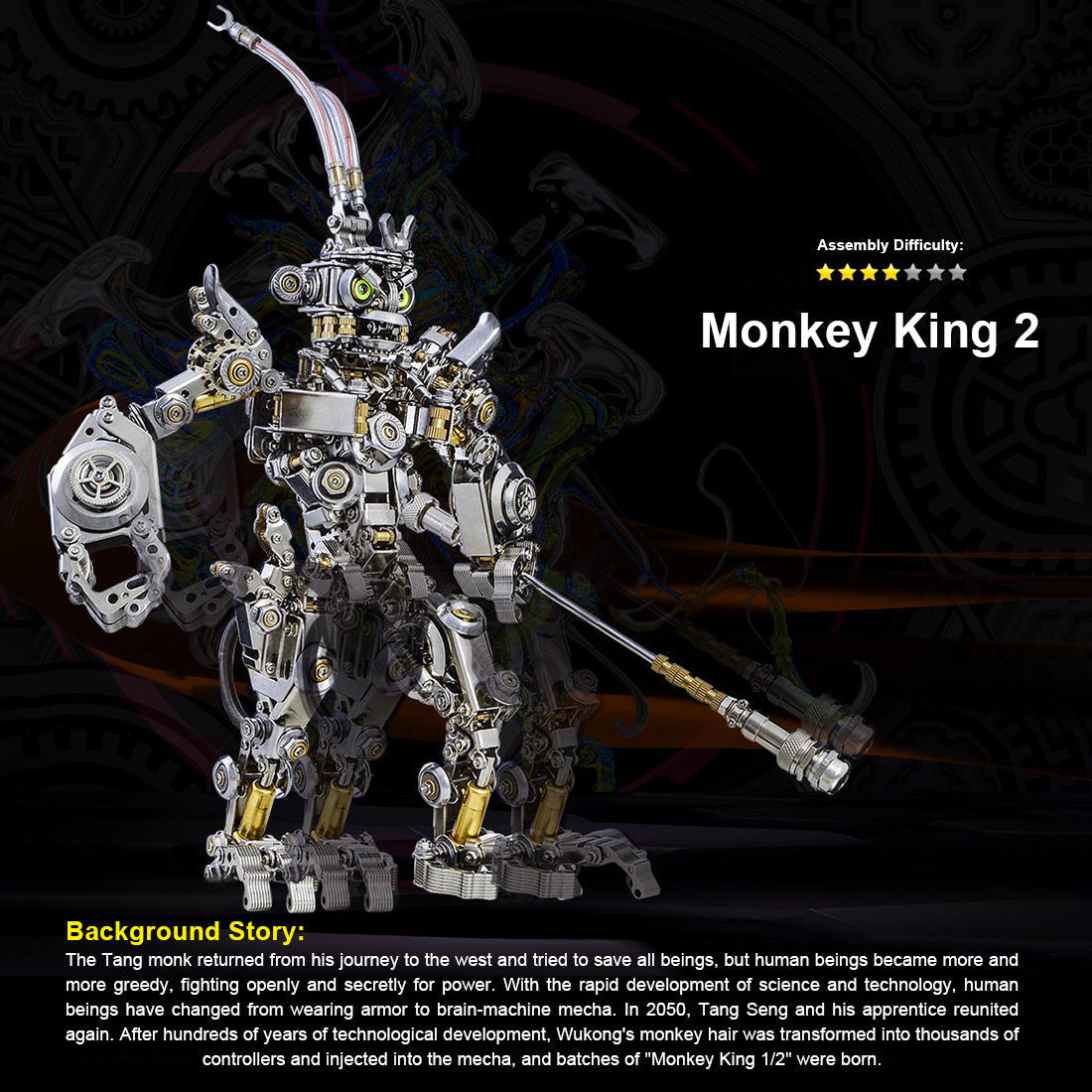 Rey Mono Transformable Mecha Metal 3D