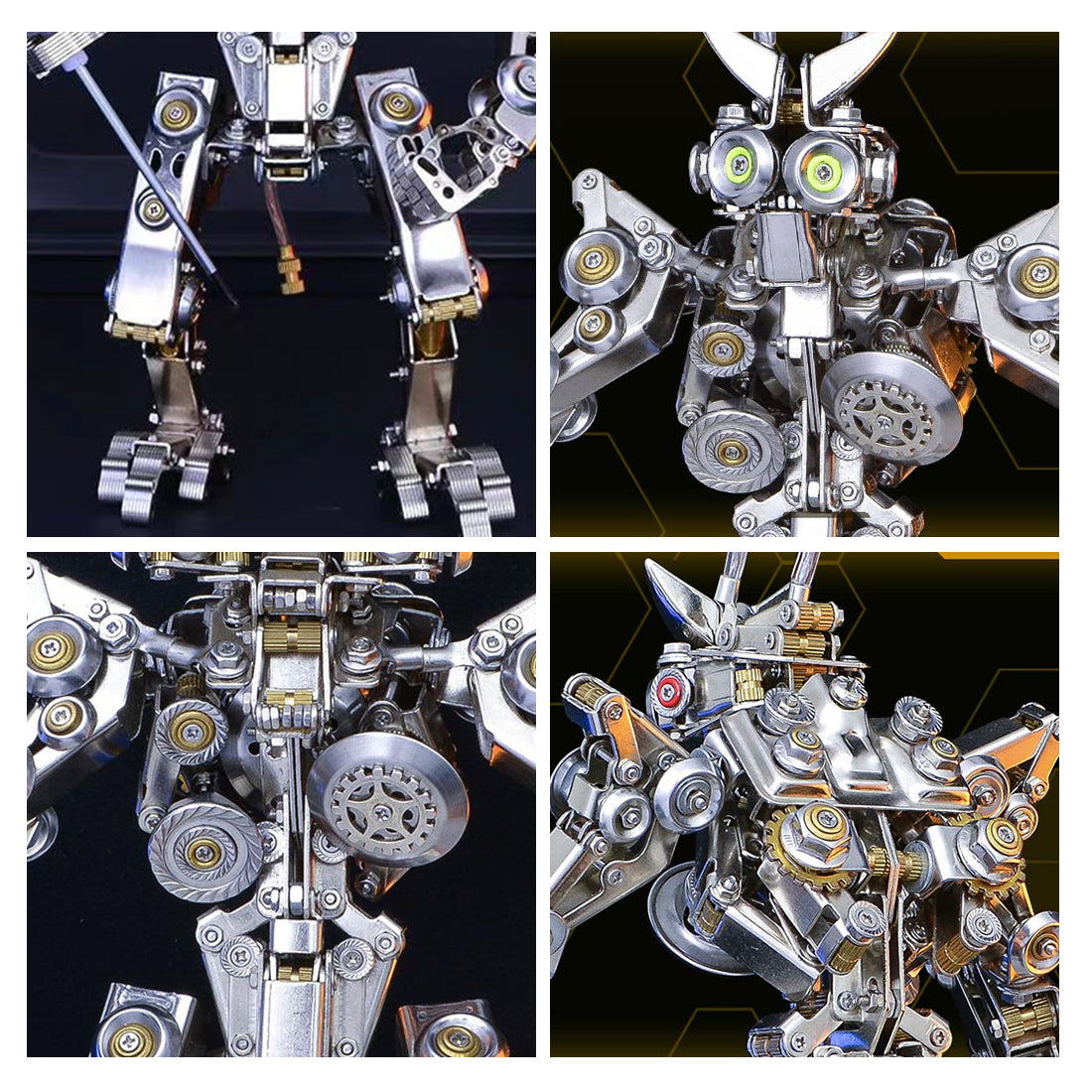 Rey Mono Transformable Mecha Metal 3D